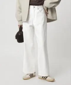 今期 新品 未使用 グリーンレーベルリラクシング ワイド デニム パンツ 34のサムネイル