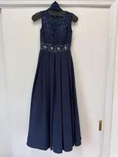 TWEED GIRLのネイビーブルーのドレス 150cm 発表会・コンクールに