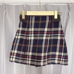 evelyn エブリン チェック 台形スカート ミニスカート