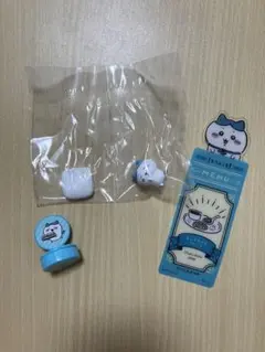 ハチワレ3点セット スヤスヤますこっと ブックカバー スタンプ