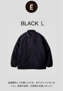 ENNOY エンノイPADDED NYLON COACH JACKET