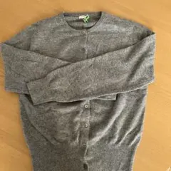 IÉNA カシミヤ100% グレー カーディガン　☆美品☆