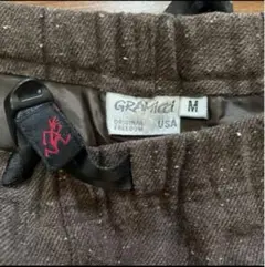 GRAMICCI ダークブラウン ウールパンツ M