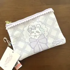 【GWセール】ちいかわ モモンガ ポーチ しまむら フラットポーチ