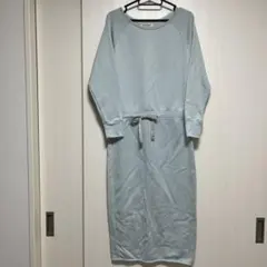 MISCH MASCH ライトブルー ひざ丈ワンピース