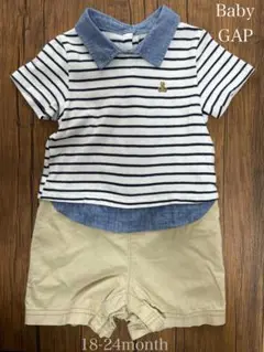 babyGAP ベビーギャップ　ベビー服 18-24ヶ月 90cm ストライプ