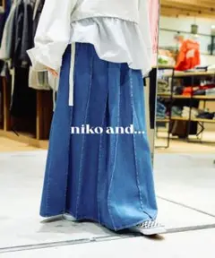 niko and…　[be with M] Misayoキレミエプリーツスカート