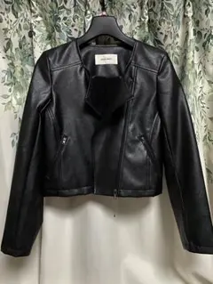 500円引き　ROYAL PARTY ブラックレザージャケット