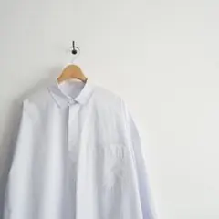 新品★GALERIE VIEコットン レイヤードロングシャツ