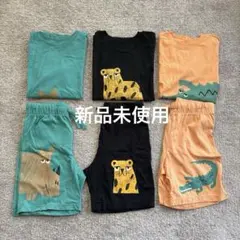 新品未使用⭐︎H&M アニマルプリント Tシャツ ショートパンツ 3点セットのサムネイル