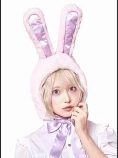 うさぎ　かぶりもの　キャップ　コスプレ