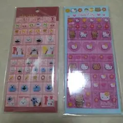 新品　正規品　タイルシール　パペット　スンスン　日焼けキティ　サンリオ