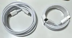 Apple純正のUSB-C to Lightningケーブルです。