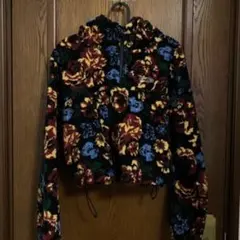 Xgirl ボア　トップス　スウェット　アウター ハーフジップ