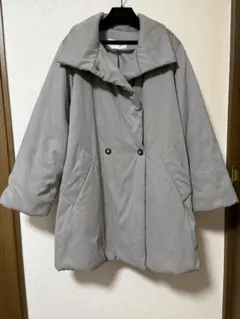MAX MARA❤️2WAY♡高級☆白タグ☆温かい♡コート☆アウター☆グレー
