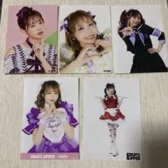 【まとめ売り】仲川瑠夏 FRUITS ZIPPER 生写真+CD２枚セット