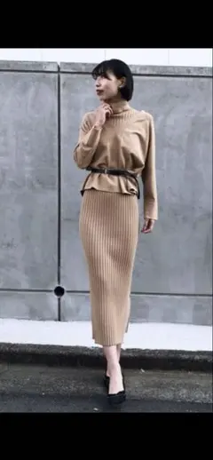 【新品未使用】Ameri VINTAGE HANDY KNIT DRESS