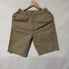 UNIQLO KIDS ベージュ ハーフパンツ ゴムウエスト 160cm