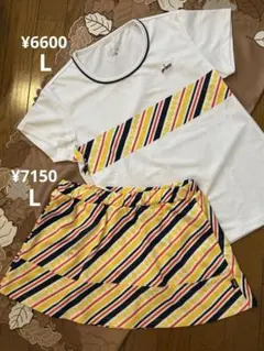 プリンス　テニスウェアゲーム　Lウェアセットアップ