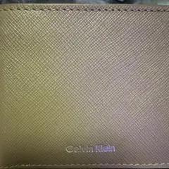 Calvin Klein ゴールド 二つ折り財布