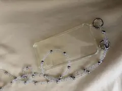 スマホケースとビーズショルダーストラップセット