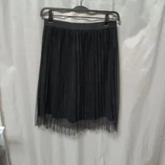 H&M 黒 プリーツスカート XS/S/M/L丈５５センチお値下げ