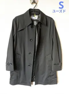 I.B.S ブラック ステンカラーコート　メンズ　S