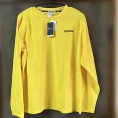 新品　L CONVERSE 長袖Tシャツ イエロー L 吸汗速乾のサムネイル
