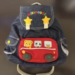 ミキハウス MIKI HOUSE デニムリュック 子供用のサムネイル