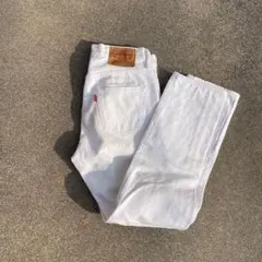 levi's 501 ct ホワイト w30 l32