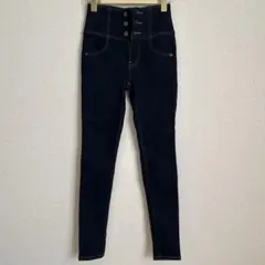 Heather × ISKOコラボ ハイウエストスキニー XS ストレッチデニム