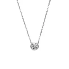 新品同様★ヴァンドーム青山　Pt　0.35ct　セルクル　ダイヤモンドネックレス