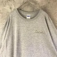 A2661古着　Tシャツ グレー　バックプリント