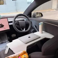 テスラ用 多機能折りたたみテーブル Model3/Y対応 車内テーブル
