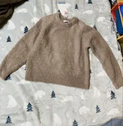 ⚠️11/3迄お値下げ済⚠️未使用新品‼️シーズンリーズンニットセーターM薄茶色モカ