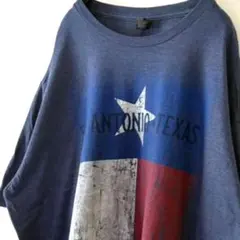 ギルダン サンアントニオ テキサス Tシャツ XL ネイビー 紺色 古着