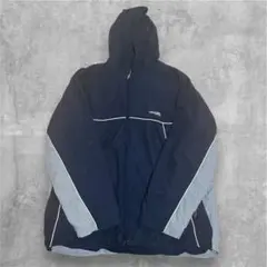 umbro フード付きジャケット ネイビー/グレー