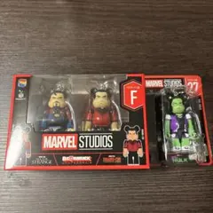 MARVEL STUDIOS ベアブリック 2体セット➕1体
