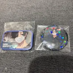 サカモトデイズ 革手袋ver. ホログラム缶バッジ フェス 勢羽真冬