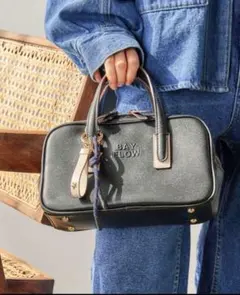 BAY FLOW ブラック ショルダーバッグ