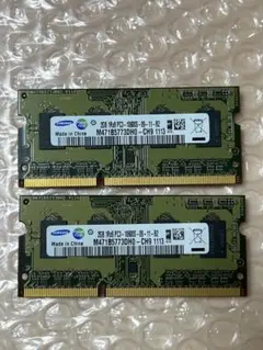 ノートPC用DDR3L 1333 2GB×2枚（計4GB）PC3L-10600sのサムネイル