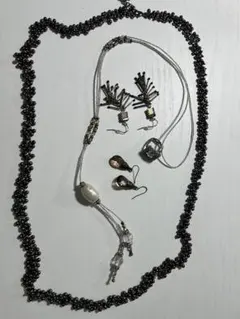 シルバーアクセサリーパールビーズまとめ売り