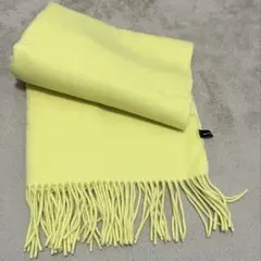 green label relaxing マフラー　イエロー