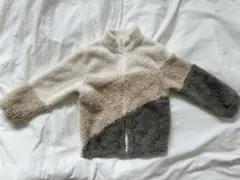 フリースジャケット ベージュ グレー ホワイト