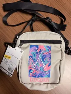 エヴァンゲリオン × ワークマン サコッシュ グレー ロンギヌスの槍