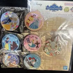ディズニー　刺繍缶バッジ　第一弾　バッジ　6点　Disney 美女と野獣　アリス