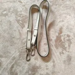 HURLA/フルラ　ホワイトレザー バッグストラップ