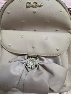 LIZ LISA ハート刺繍 ビジューリボン リュックのサムネイル
