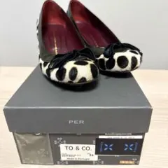 【あきちゃん様専用】TO&CO 112-263003 WHITE/BLACK35のサムネイル