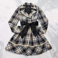 ピンクミックス♡pink mix y2k 平成ギャル　姫ギャル　チェックコート